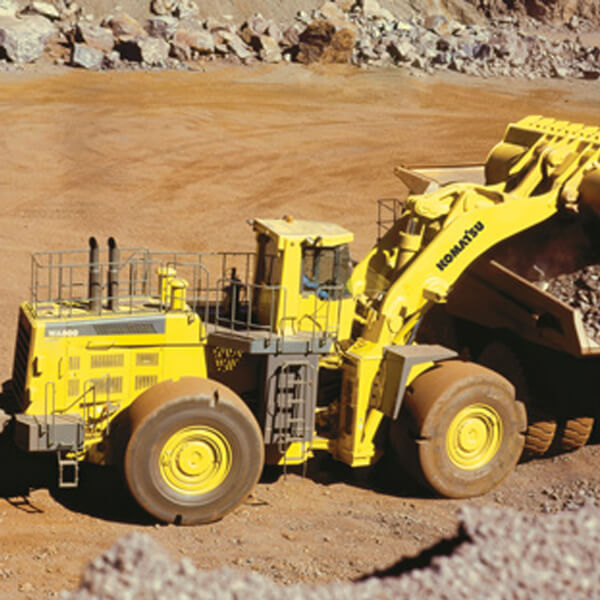 Komatsu WE1850 hybrid wheel loader